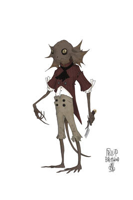 Project Birchwood - Character Design, "Frillip"